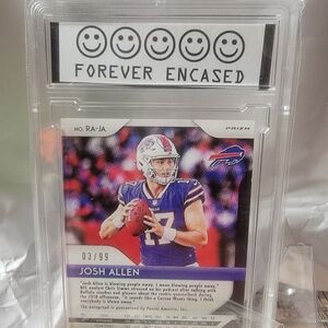 Josh Allen Rookie Autograph Prizm Card